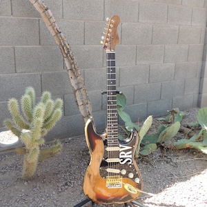 Stevie Ray Vaughan Custom Guitar - Etsy