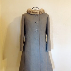 Vintage molly Ann Wool and Sable Collar Woman's Victorian Coat, Size M ...