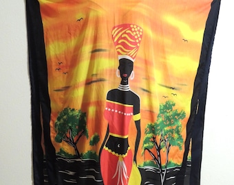 African Kimono Cover up, Kaftan