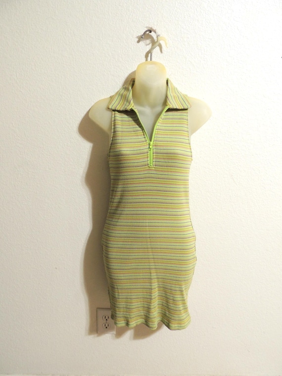 Wild Fable Green Apple Stripe Mini Dress. Size XS. With Tags. - Etsy Israel