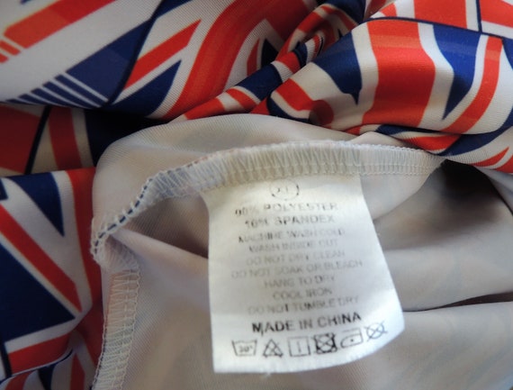 British Union Jack Flag Dress, by "CowCow" Size X… - image 10