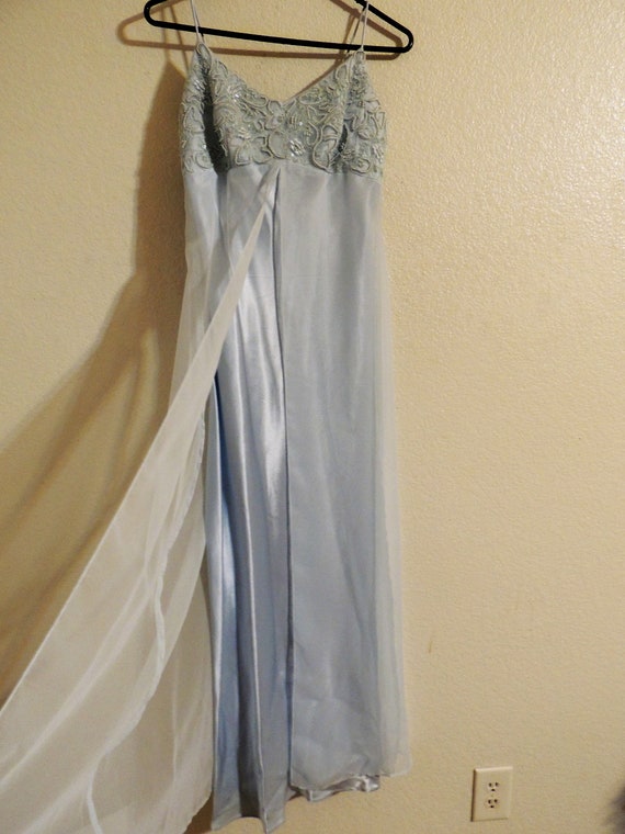 Vintage Blondie Nites by Jaslene, Baby Blue Gown,… - image 6