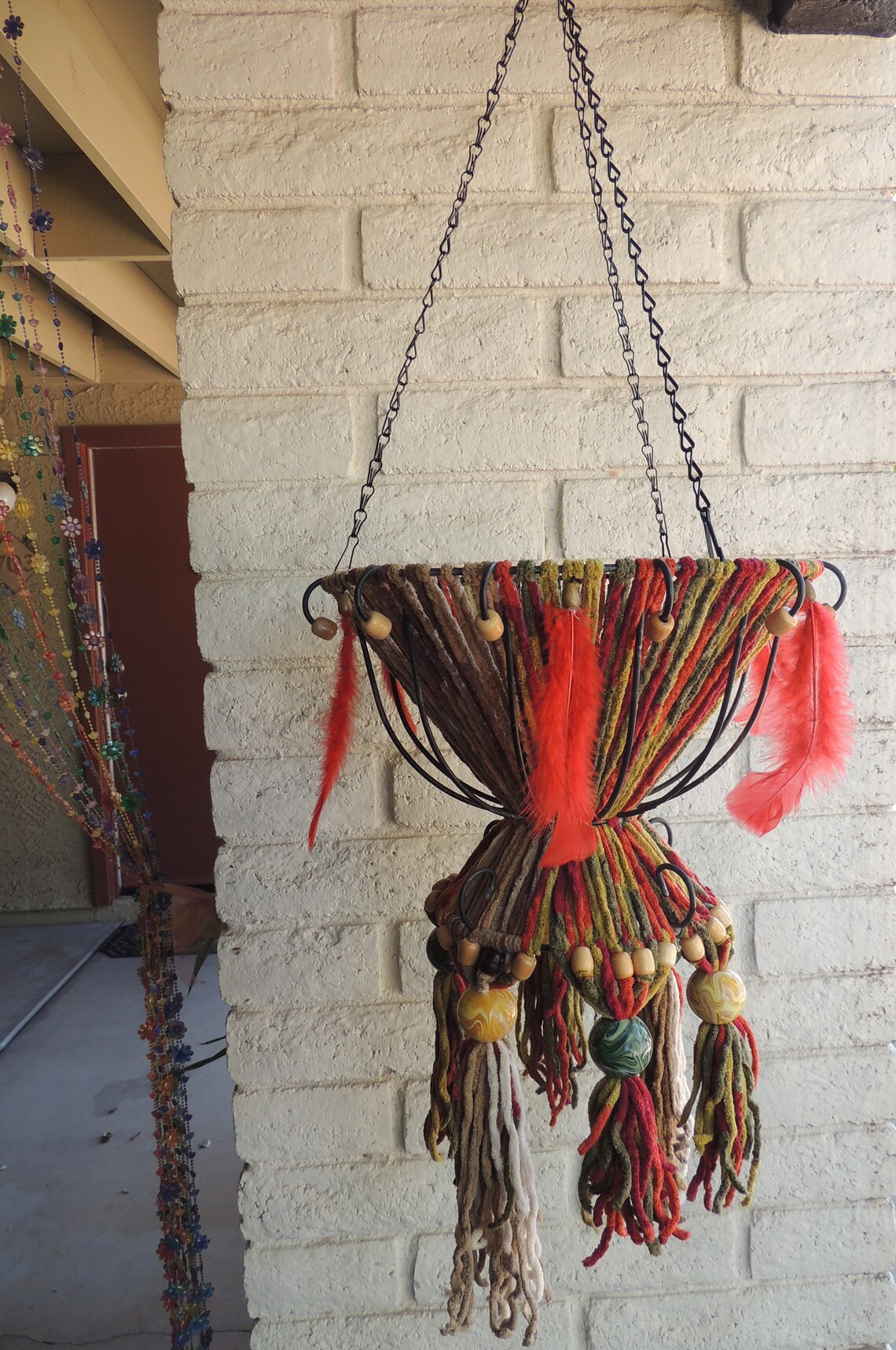 Hanging Wire Flower Plant Basket Indoor Outdoor Garden Etsy