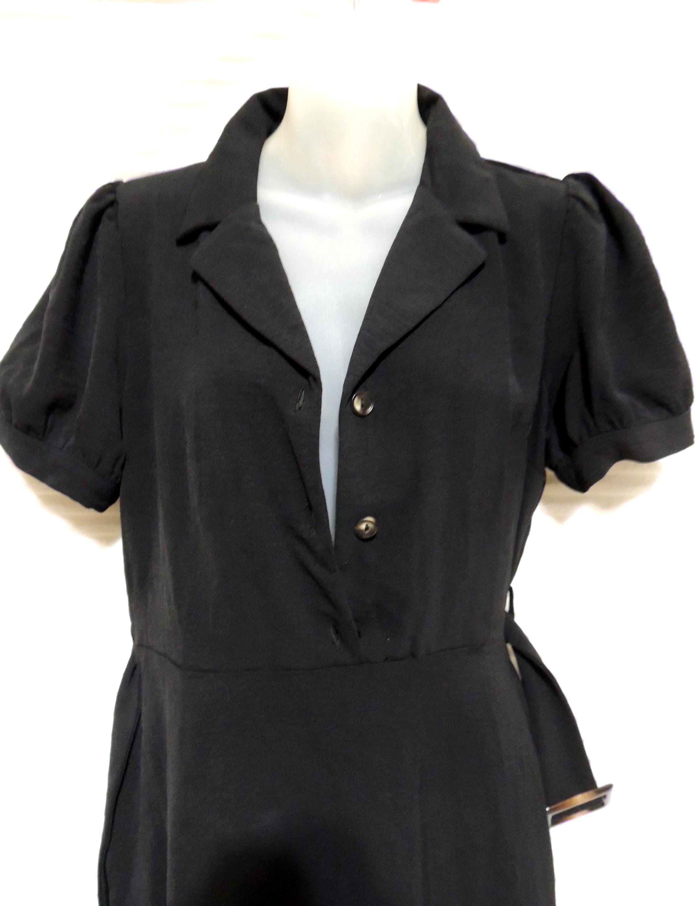monteau los angeles black dress Monteau Los Angeles Dress Medium Shift Black Keyhole Back