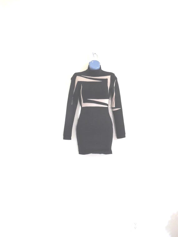 black tall mini dress CATERINA MINI DRESS main image 0