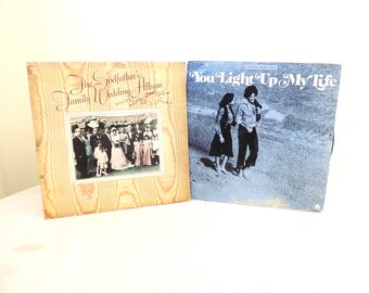 1972 Vinyl Godfathers Wedding Album & You Light Up My Life Original Soundtrack