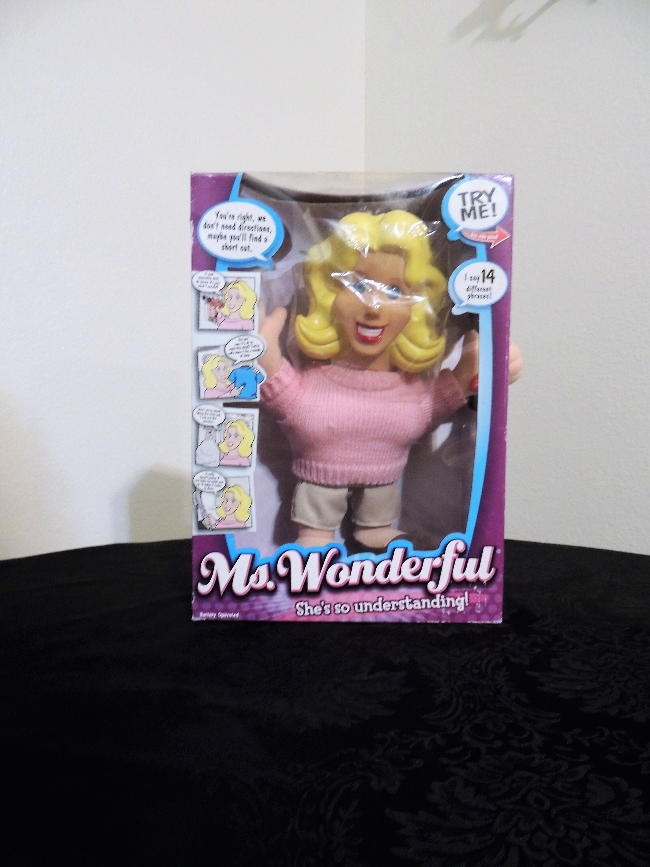 Wonderful Woman Wife Girlfriend 11 Inch Talking Doll Gag Gift New In Box Ms Wonderful Woman Wife Girlfriend 11 Inch Talking Doll Gag Gift New In Box Ms