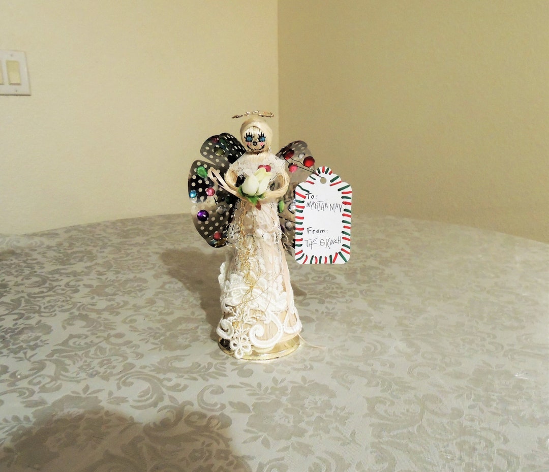 Grinch Christmas Tree Ornament Tree Topper Angel Topper, Whoville Décor. Etsy