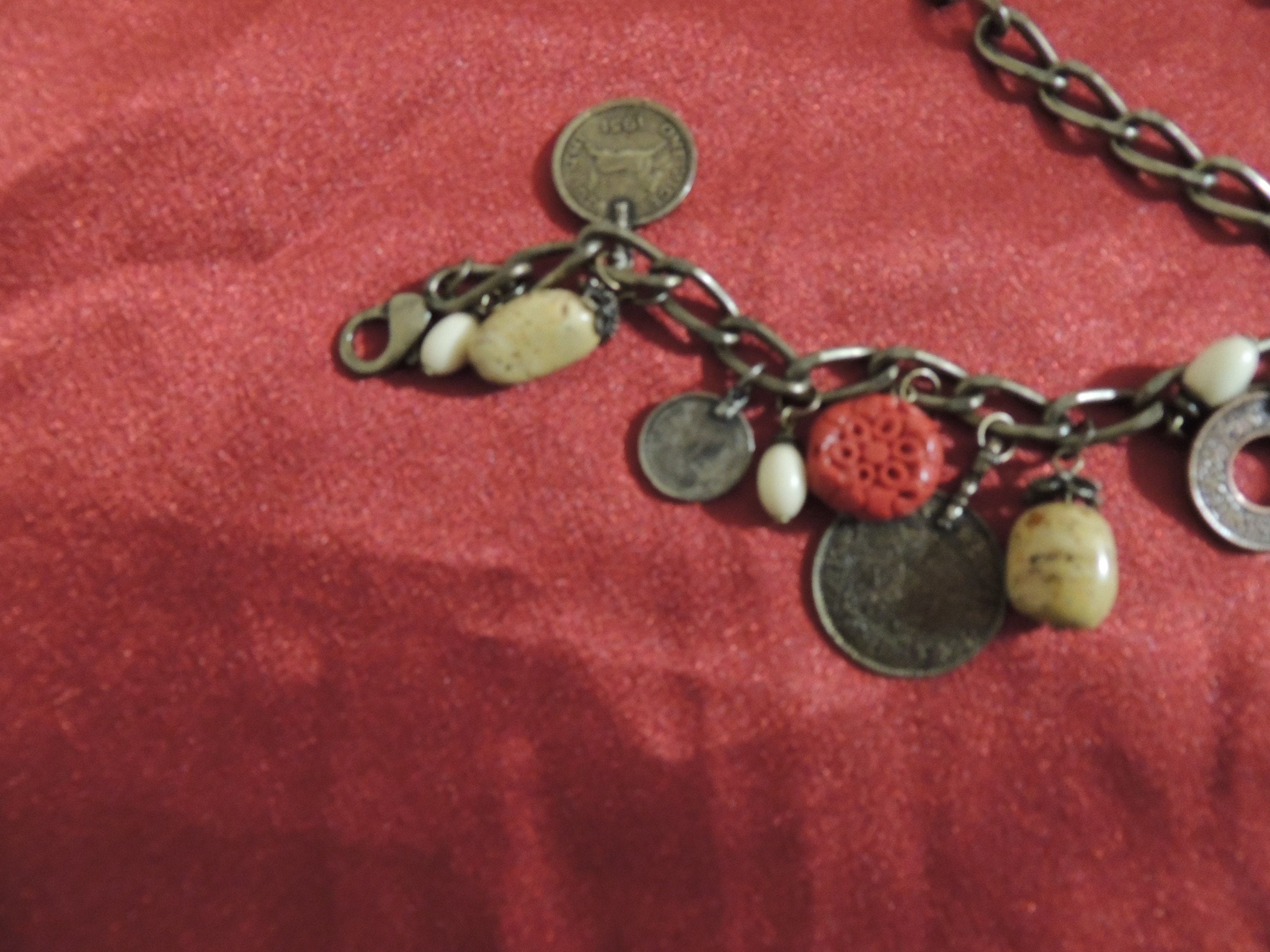 Vintage 1950s East Indian Belly Dancer Belt, With Old Coins  display picture 3