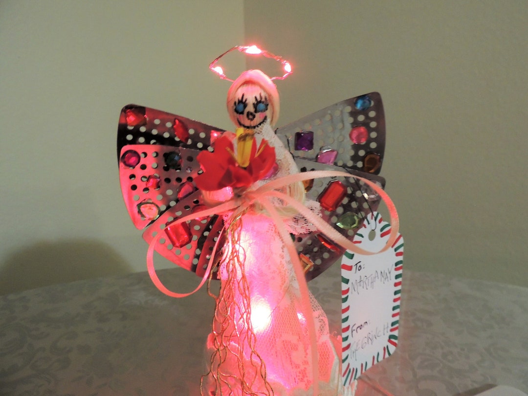 Grinch Christmas Tree Ornament Tree Topper Angel Topper, Whoville Décor. Etsy