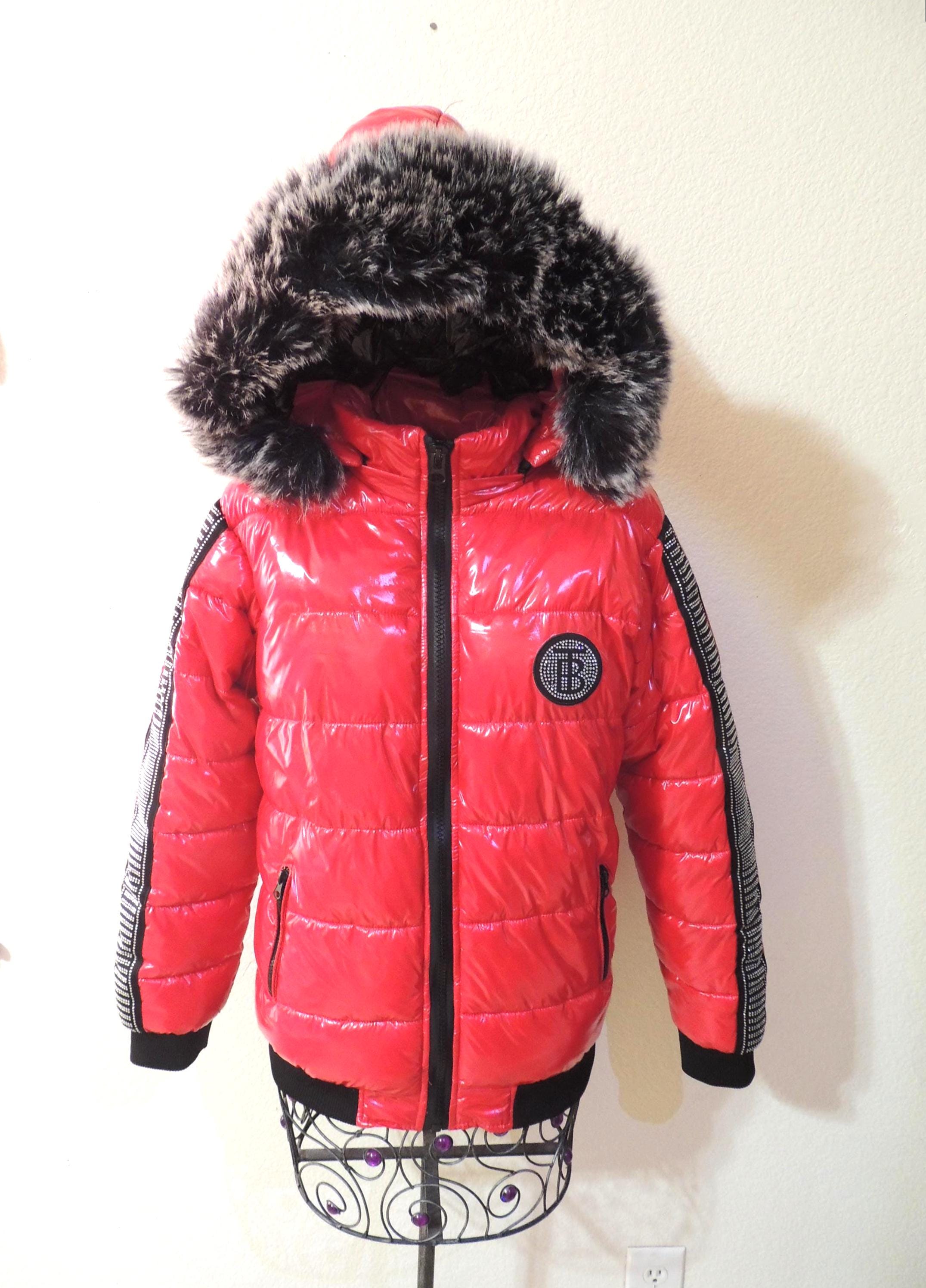 Fur Y2k Puffer Jacket - Etsy