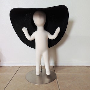 Vintage Flexible Unisex  Child Mannequin Form, with metal Standing base, removeable Head, for Retail or Seamstress.