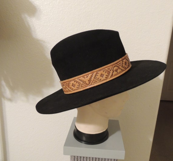 Vintage 1970's Texas 4X Beaver Cowboy Hat with cu… - image 9