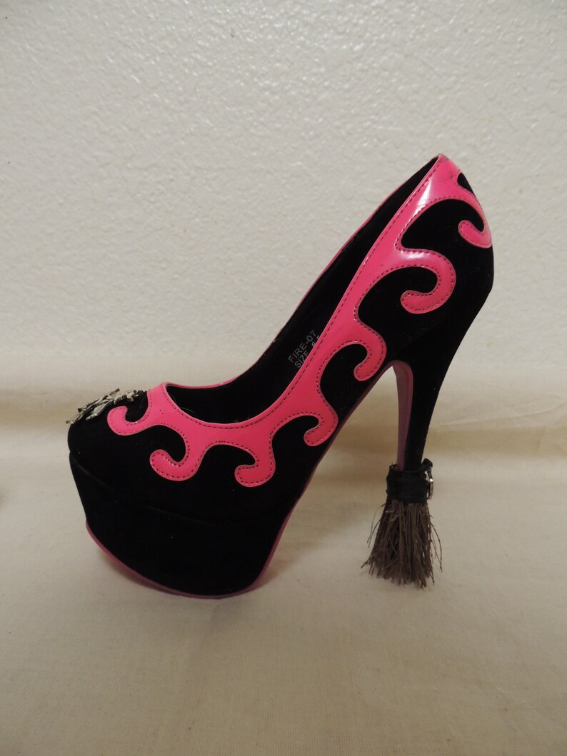 fire red heels