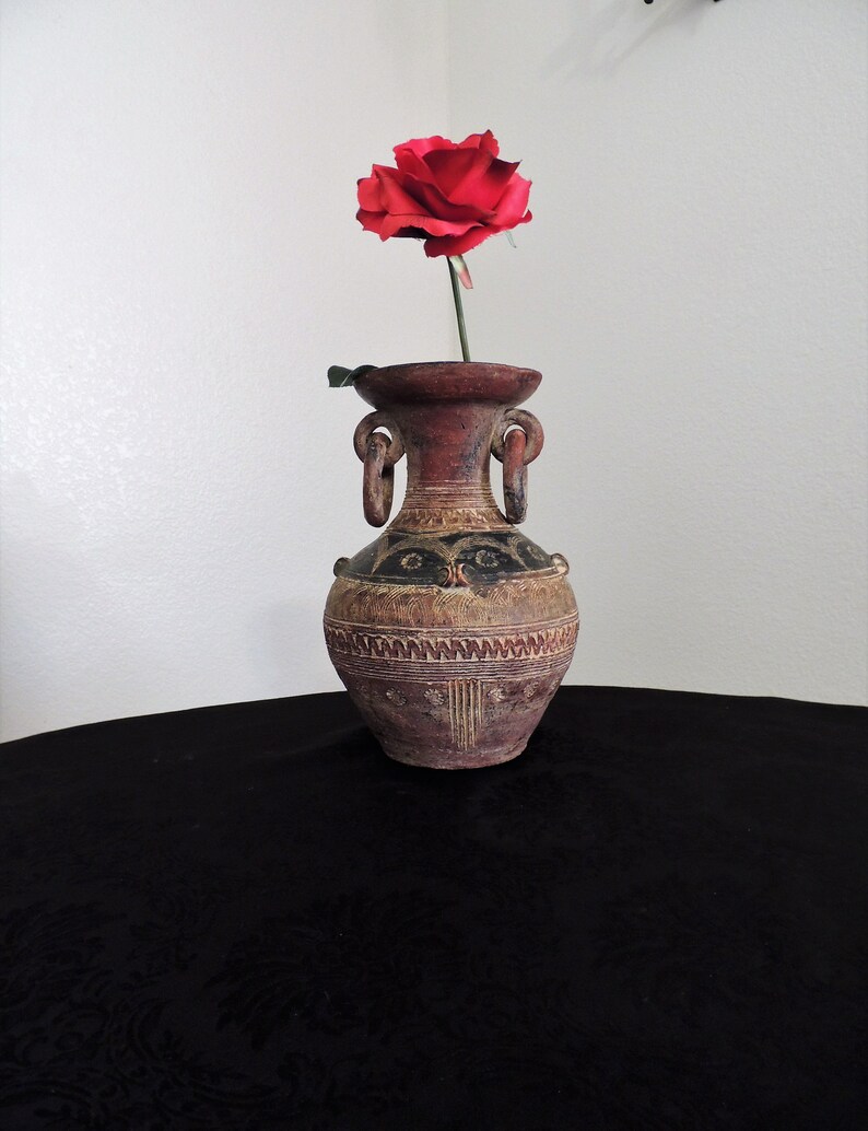 Rare, Latin American Clay Vase, Vessel, Pot, Mid 20th Century. image 4