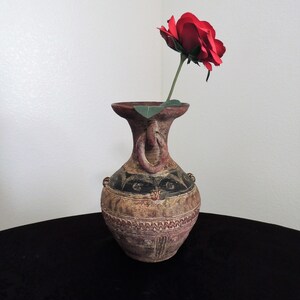 Rare, Latin American Clay Vase, Vessel, Pot, Mid 20th Century. image 8