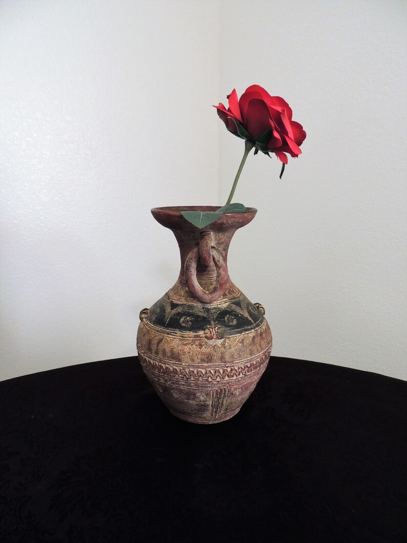 Rare, Latin American Clay Vase, Vessel, Pot, Mid 20th Century. image 8