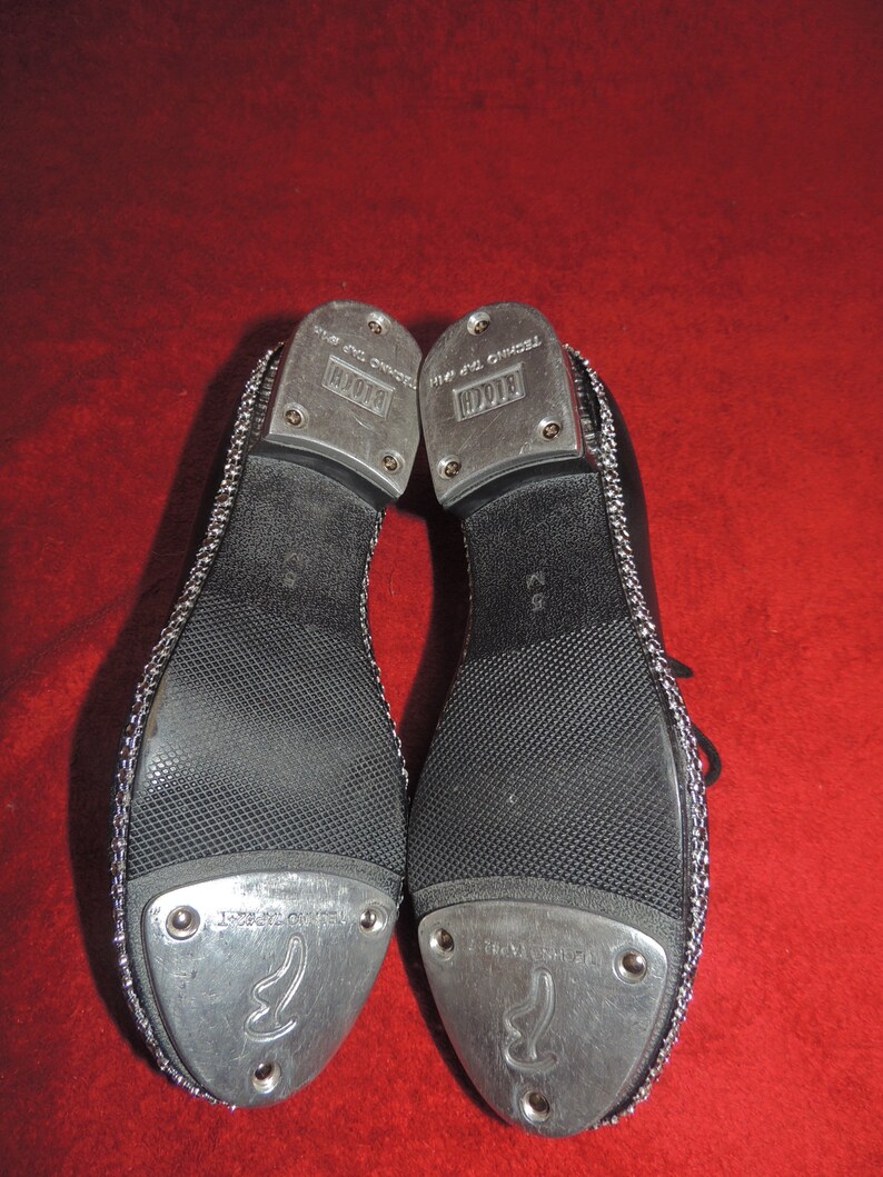 Custom Tap Shoes for Women Size 5M With Rhinestone Trim Bloch Etsy