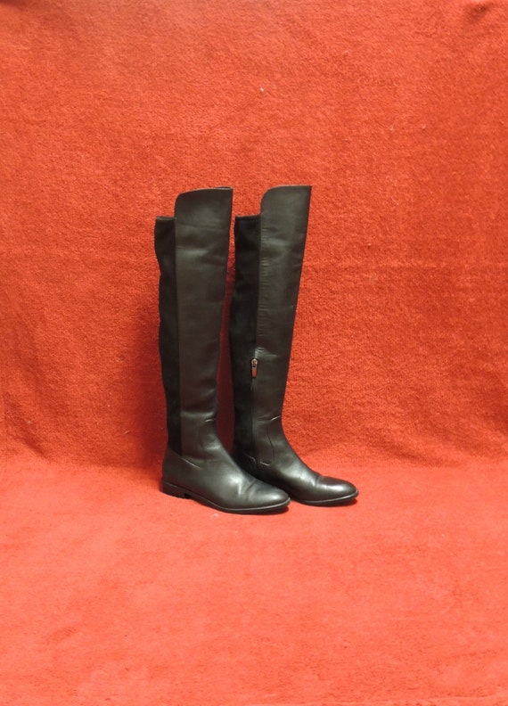 Mujer Tamaño 5 Botas negras de montar Via Spiga Botas | Etsy México