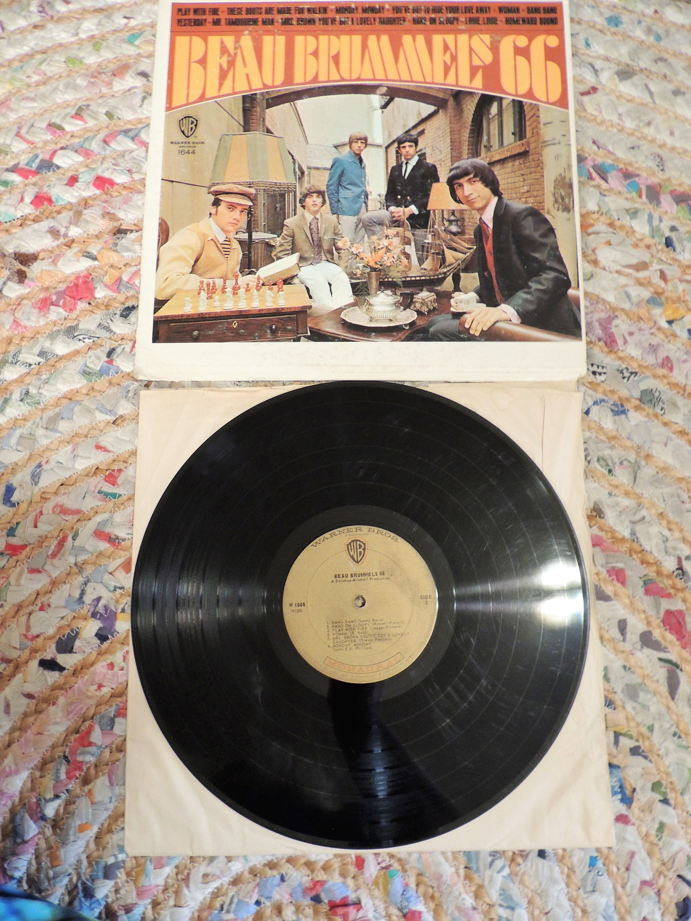 Vintage 1966, Beau Brummels 66 -WB 1644 Mono Record Album, Vinyl 