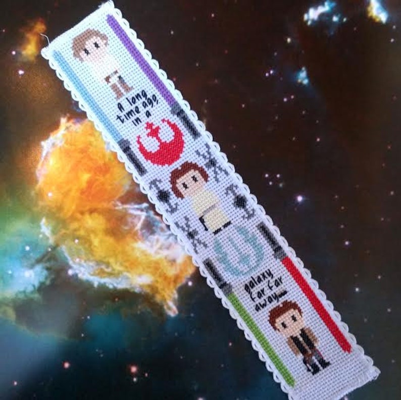 Star Wars Cross Stitch Bookmark Pattern A New Hope Modern Etsy