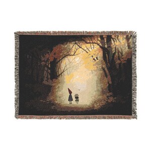 Over the Garden Wall Woven Blanket, Cartoon Network, Fall Home Decor image 2