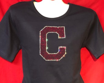 cleveland indians bling shirts