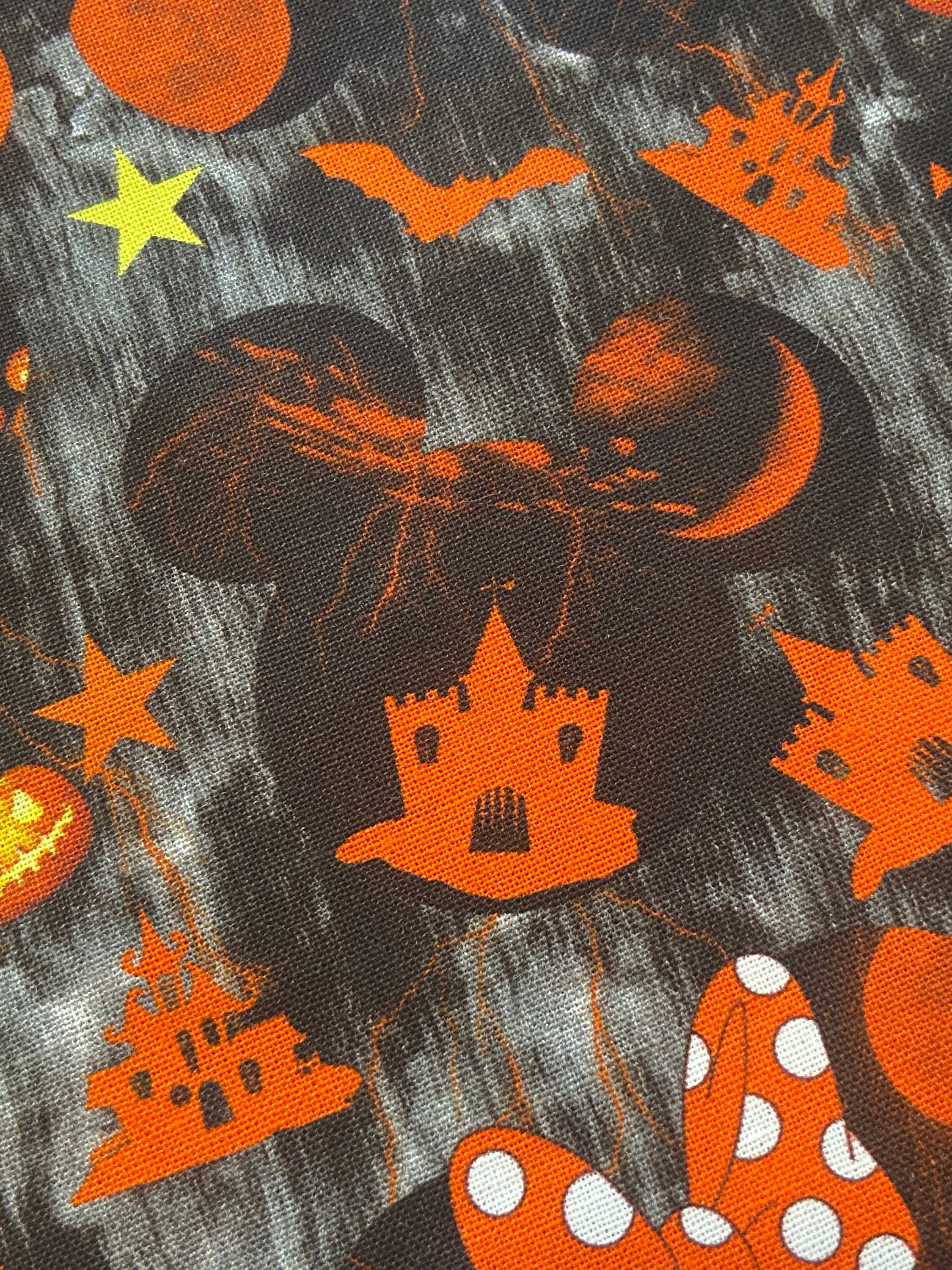 Disney Fabric Mickey Halloween Fabric Halloween Disney - Etsy