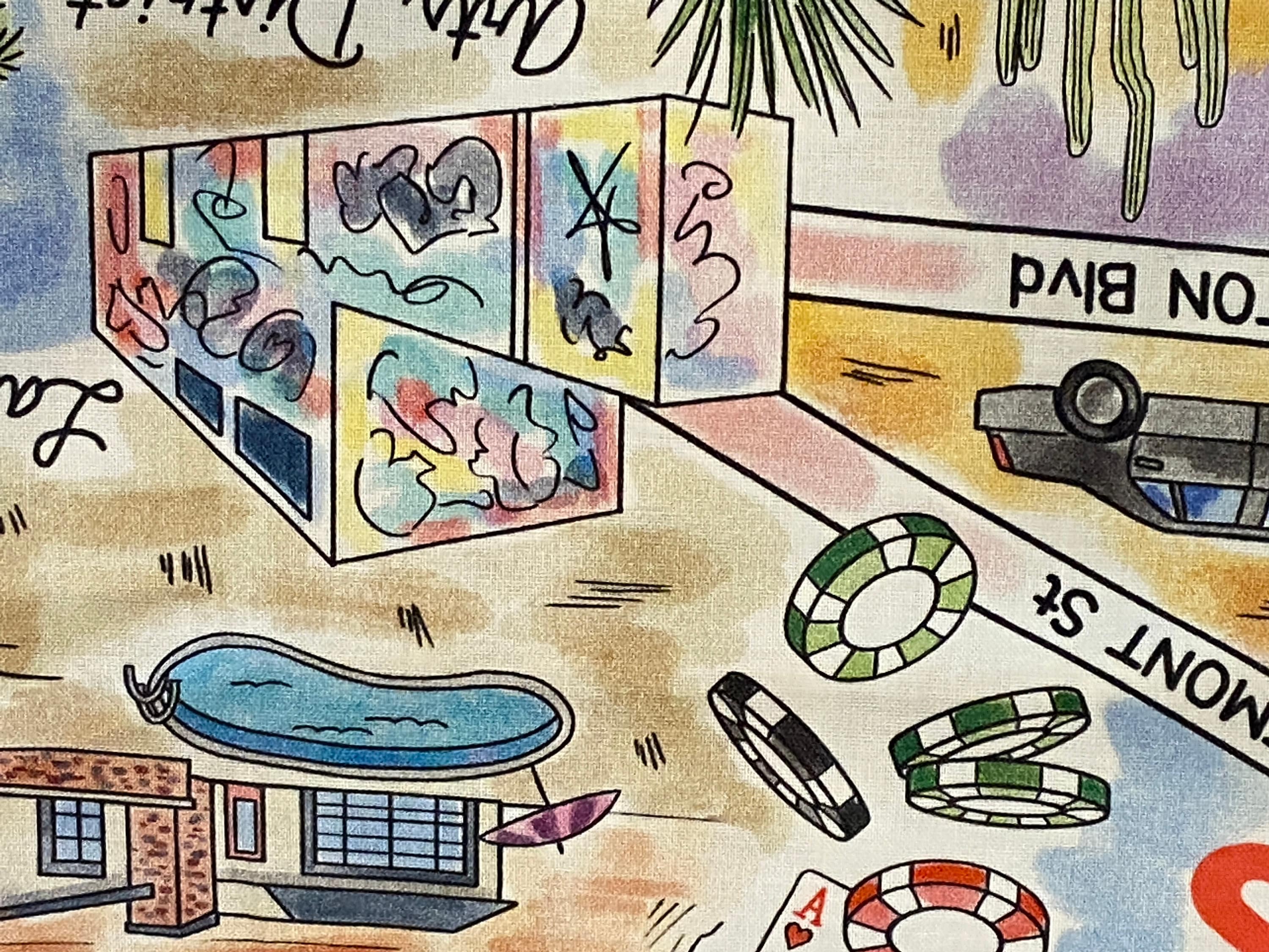 Casino Fabric Las Vegas Fabric Gambling Fabric Fat Quarter Etsy