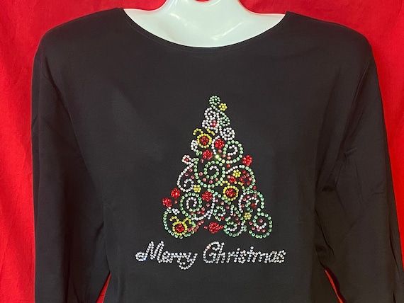 Camiseta De Navidad Santa Claus Con Diseño De Renos - TenVinilo