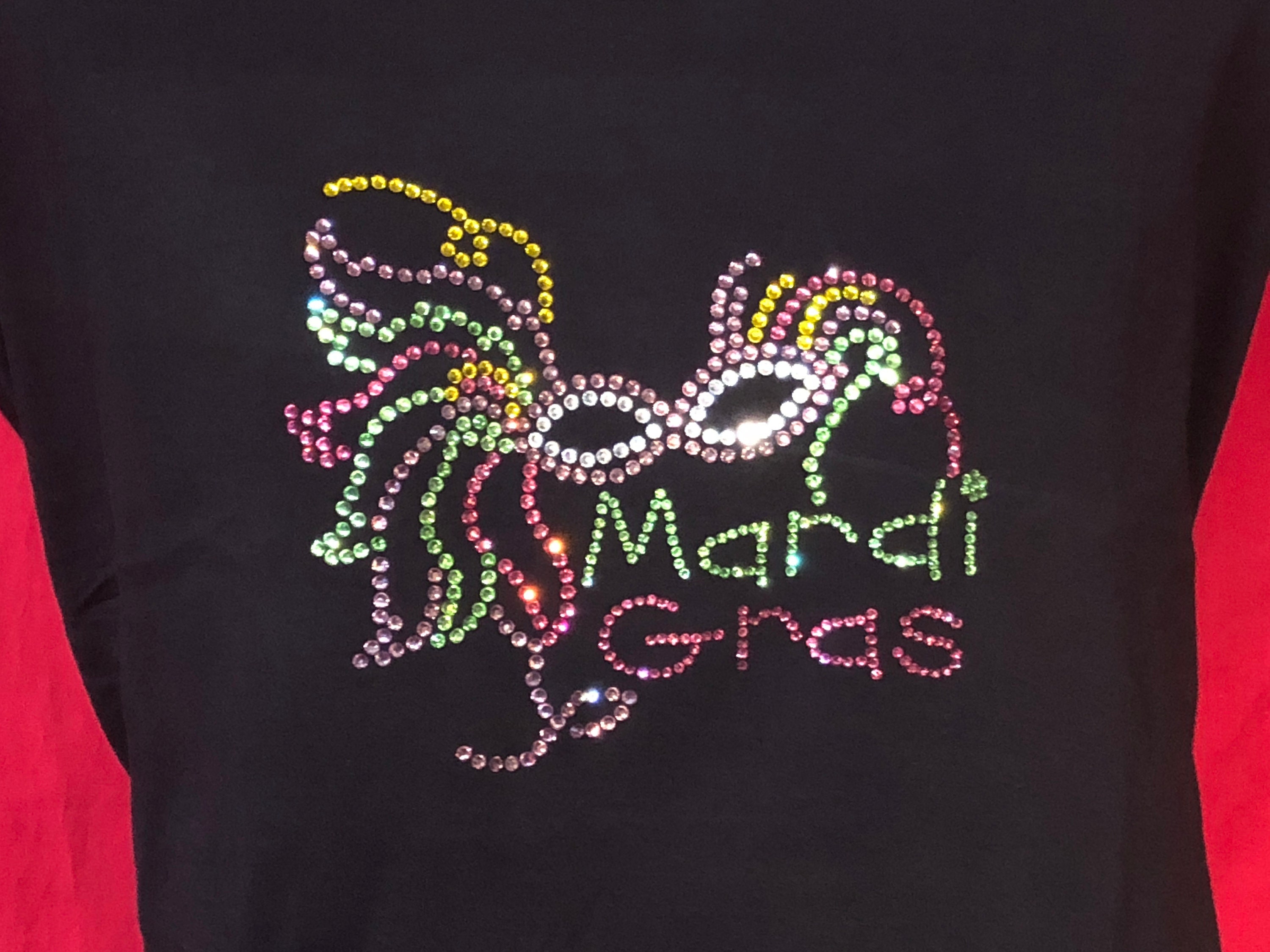 plus size rhinestone shirts