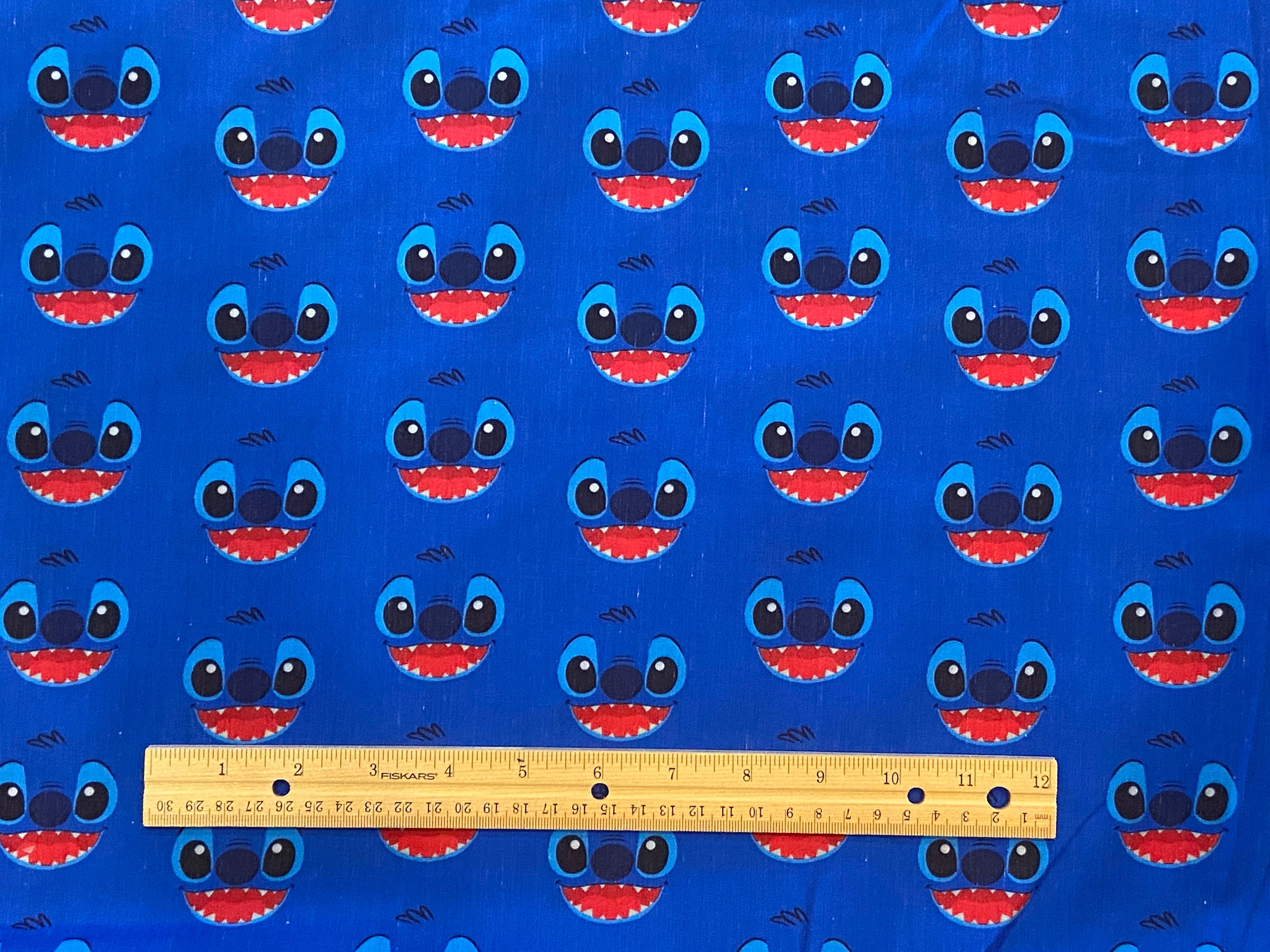 626 Blue Alien 100% Cotton Woven Fabric by the Yard or 12 yard or Fat Quarter or Tumbler Cut