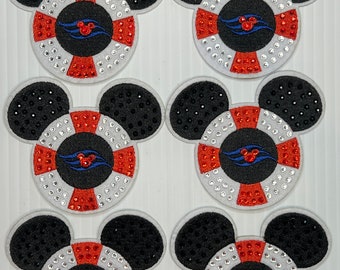 Disney  Patch | Disney Cruise Patch | Crystal Patch | Patch nylon bag | Disney Appliqué | Patches for Jean Jackets | ONE PATCH | Glue On