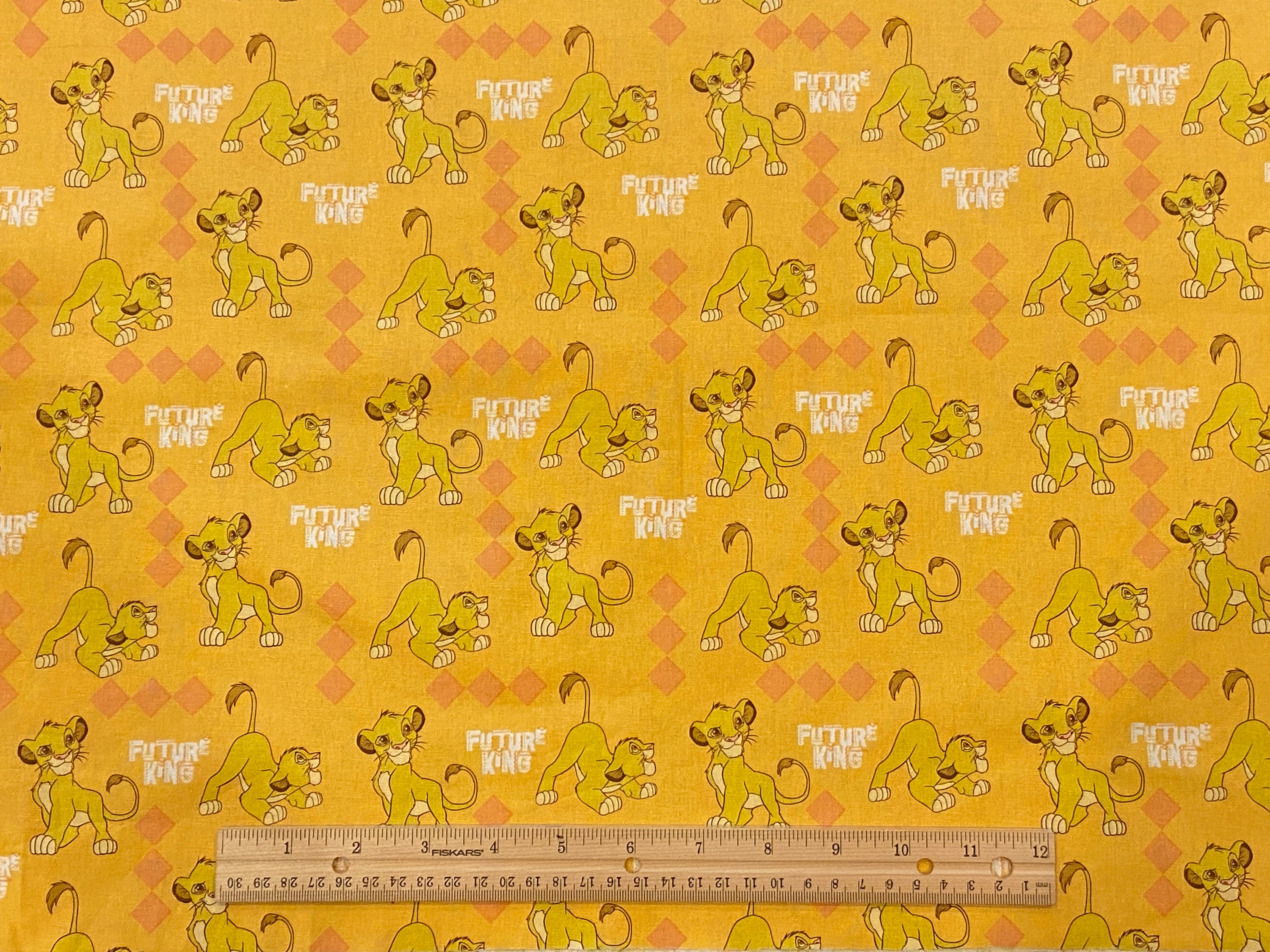Tissu Roi Lion Futur Roi Tissu Simba Tissu Fat Quarter Etsy Canada