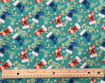 Mickey Fabric, Mickey Christmas Fabric, Fat Quarter Fabric, Mickey Mouse Fabric **FLANNEL FABRIC**