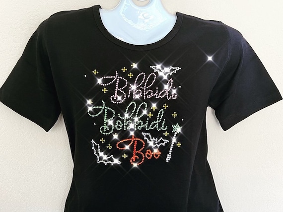 plus size rhinestone shirts