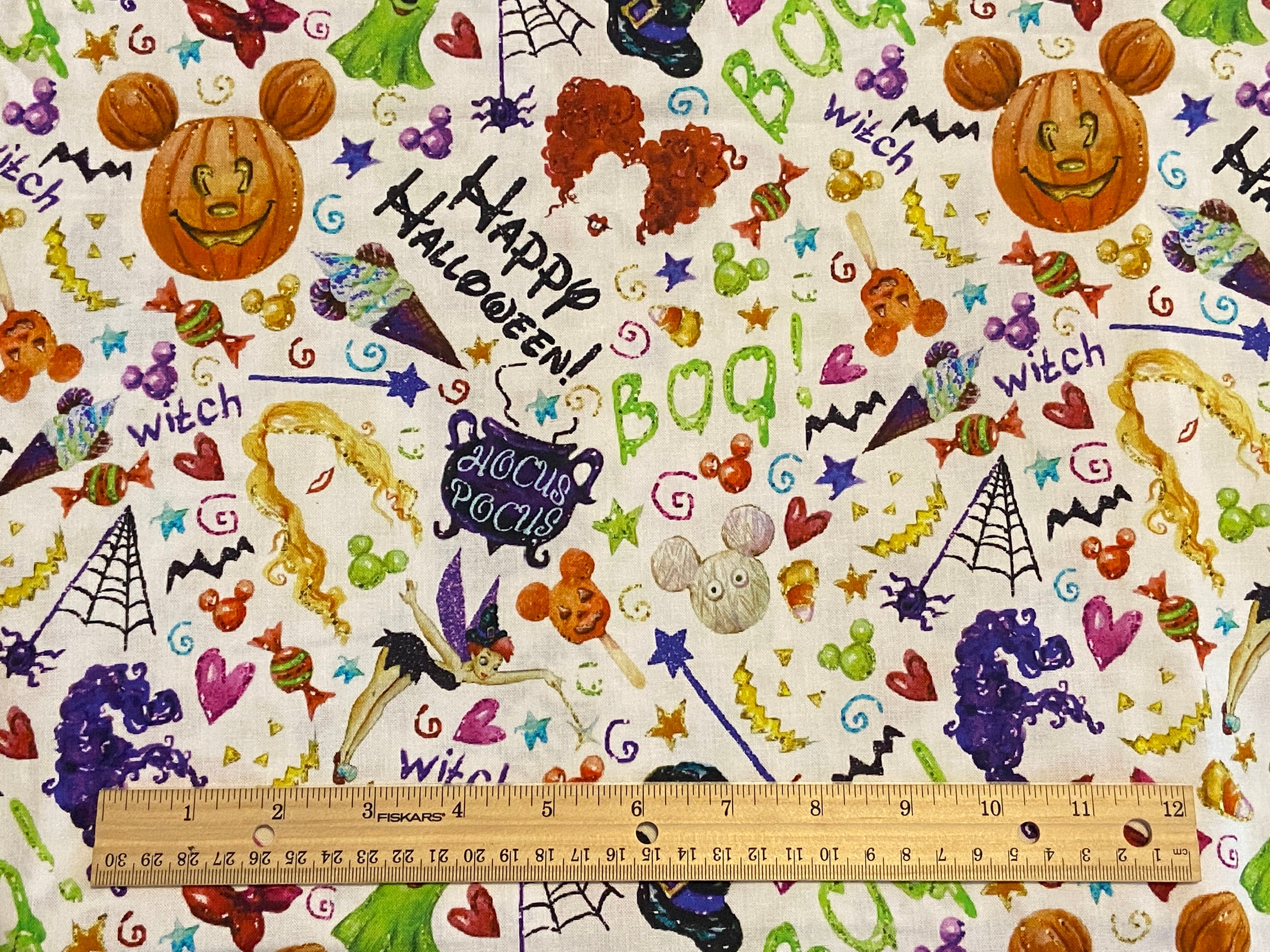 Disney Halloween Fabric Hocus Pocus Fabric Halloween Fabric Fat