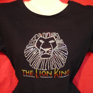 Lions Rhinestone Tee - Etsy