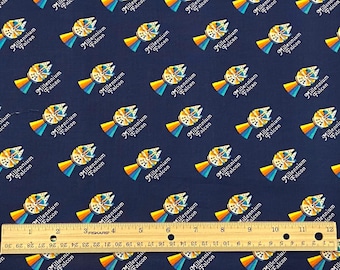 Tela de Star Wars, Halcón Milenario, color arcoíris, 100 % algodón, algodón para acolchado, cuarto de tela (45,7 x 56 cm), remanente (91,4 x 25,4 cm)