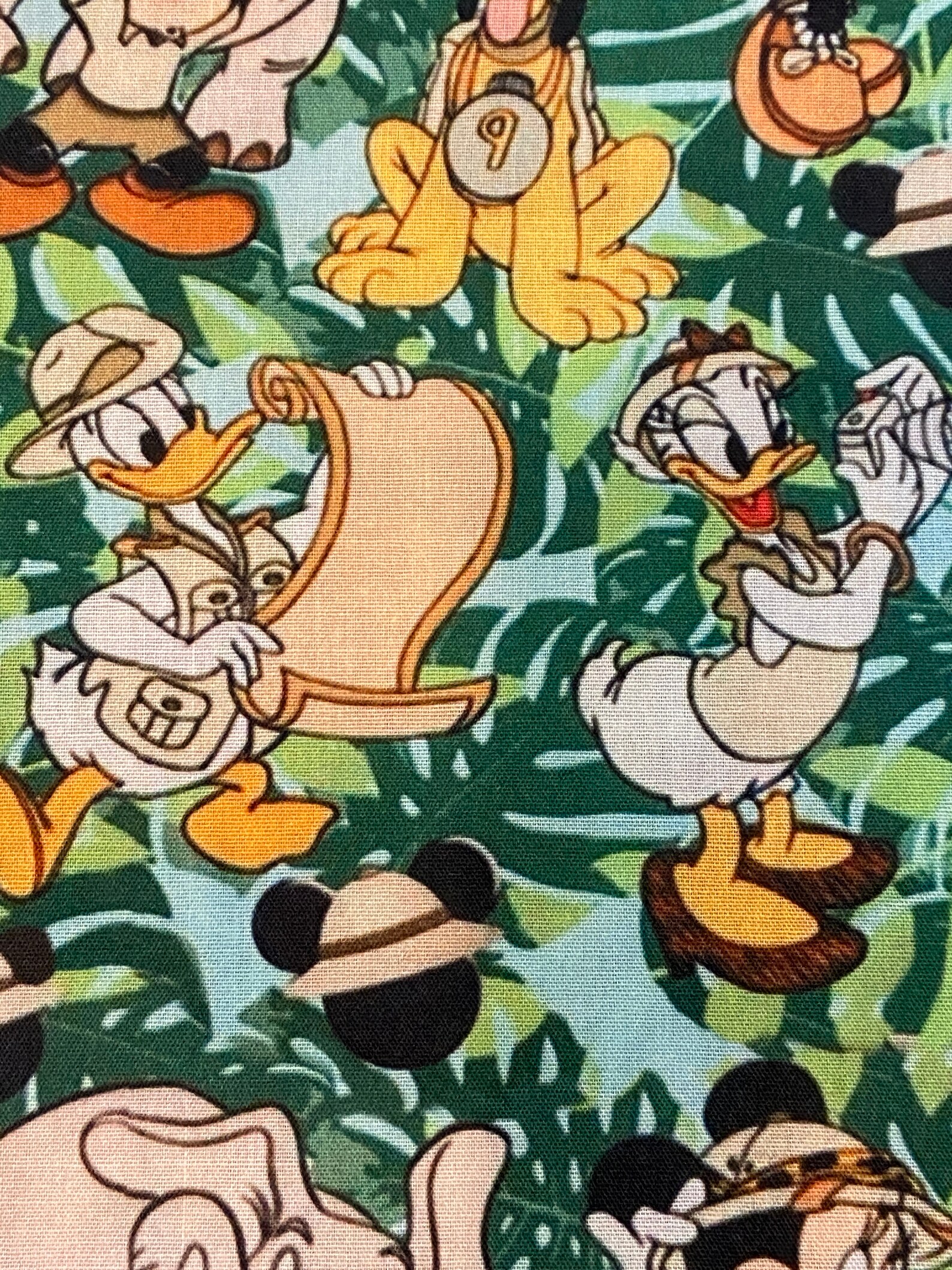 Disney Fabric Animal Kingdom Fabric Safari Fabric Mickey - Etsy
