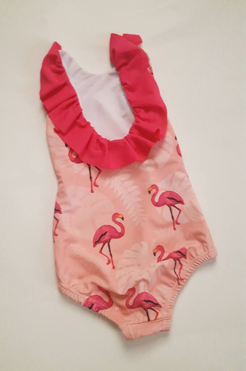 infant flamingo swimsuit