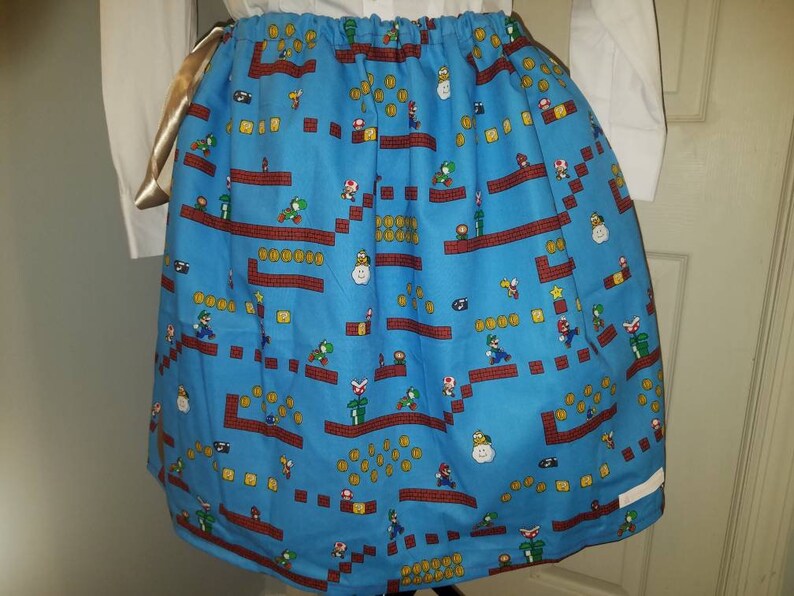 Super Mario Brothers Skirt Etsy