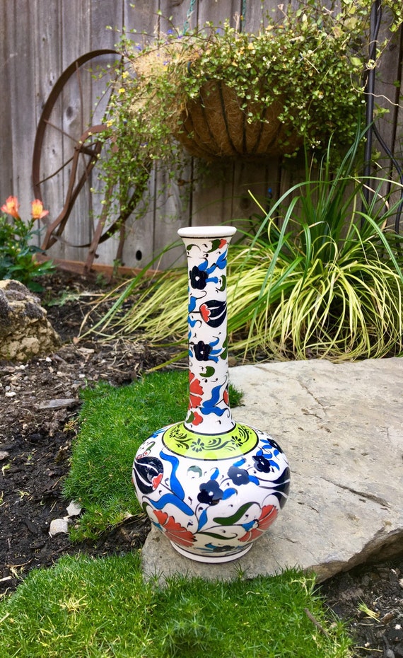 Fettah Ceramic Turkey Vase Gini Iznik Etsy