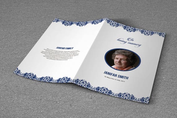Free Funeral Program Template For Mac
