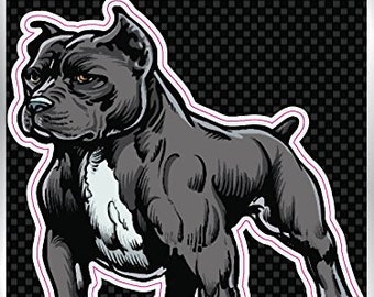 Pit-bull Dog Auto Sticker