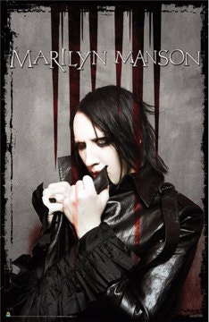 Marilyn Manson Poster - Etsy