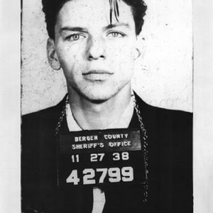 Cartel de Frank Sinatra - Mug Shot - Rare Hot New 24X36