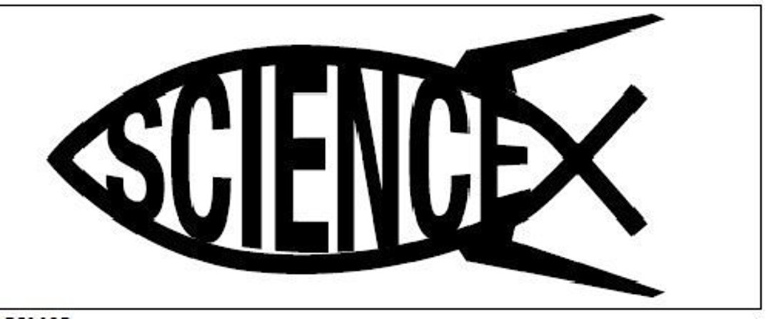 Science Fish Sticker Science Fish Bumper Sticker - Etsy