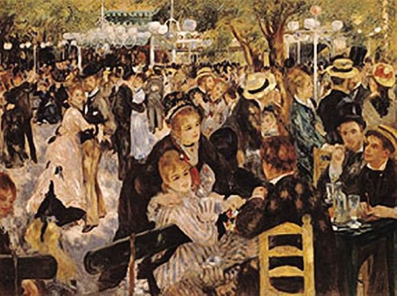 Pierre Auguste Renoir Ball at the Moulin De La Galette Art Print