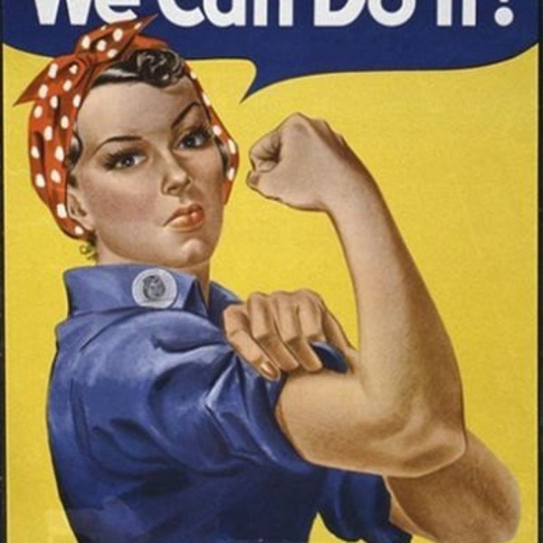 Affiche Rosie the Riveter - We Can Do It - Impression vintage de la Seconde Guerre mondiale - Rare Hot New 24x36